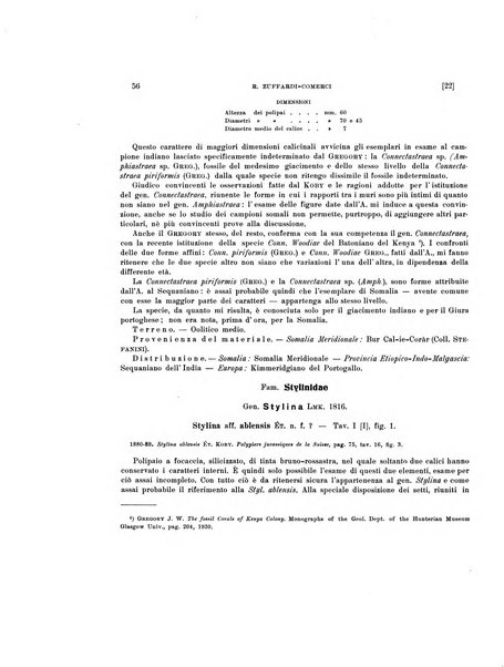 Palaeontographia Italica raccolta di monografie paleontologiche fondata da Mario Canavari nell'anno 1895