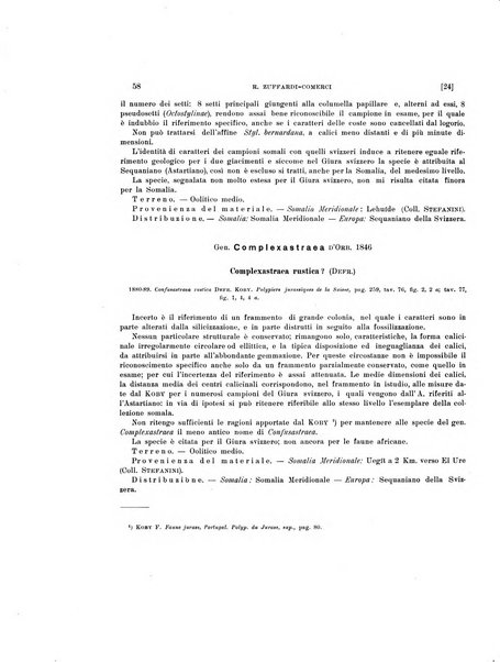 Palaeontographia Italica raccolta di monografie paleontologiche fondata da Mario Canavari nell'anno 1895