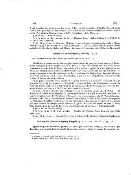 Palaeontographia Italica raccolta di monografie paleontologiche fondata da Mario Canavari nell'anno 1895