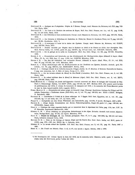 Palaeontographia Italica raccolta di monografie paleontologiche fondata da Mario Canavari nell'anno 1895