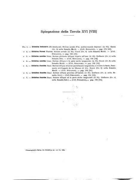 Palaeontographia Italica raccolta di monografie paleontologiche fondata da Mario Canavari nell'anno 1895