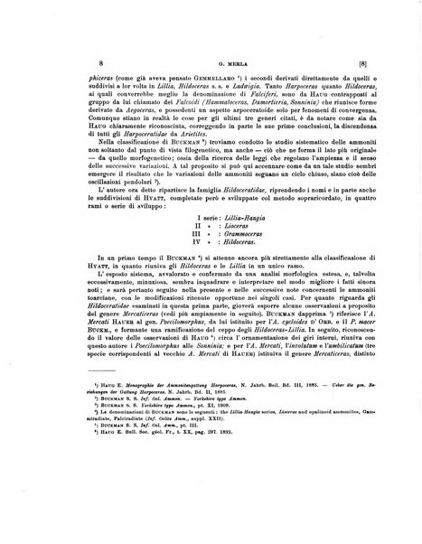 Palaeontographia Italica raccolta di monografie paleontologiche fondata da Mario Canavari nell'anno 1895