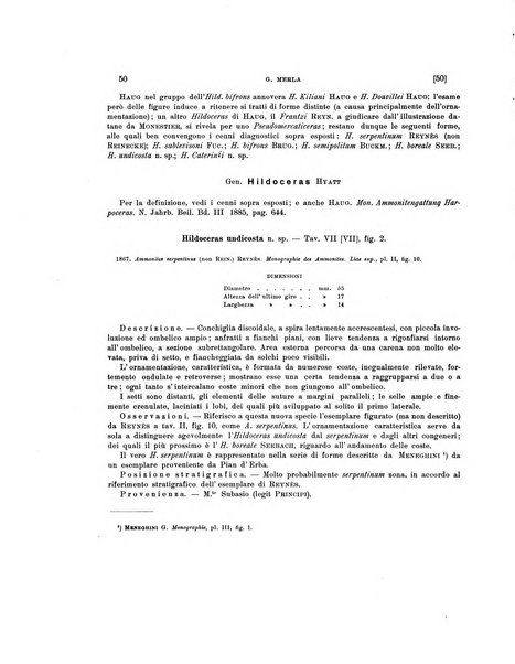 Palaeontographia Italica raccolta di monografie paleontologiche fondata da Mario Canavari nell'anno 1895