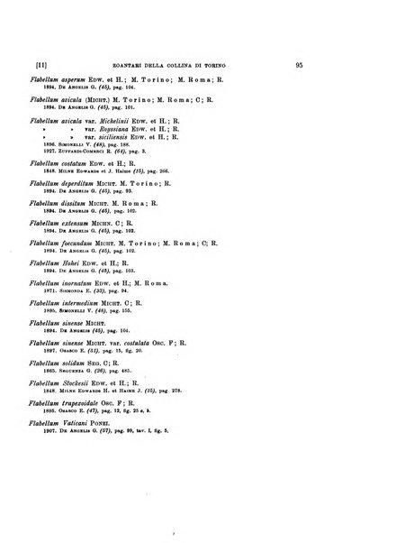 Palaeontographia Italica raccolta di monografie paleontologiche fondata da Mario Canavari nell'anno 1895