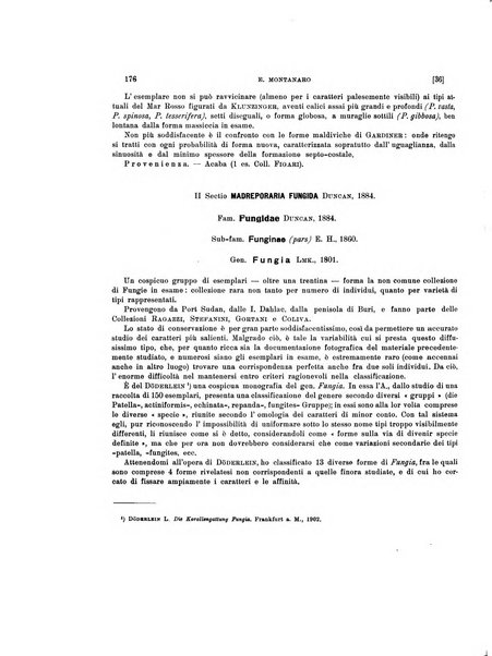 Palaeontographia Italica raccolta di monografie paleontologiche fondata da Mario Canavari nell'anno 1895