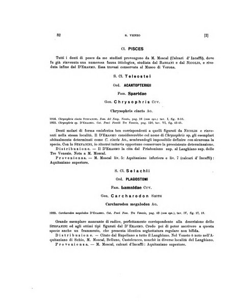 Palaeontographia Italica raccolta di monografie paleontologiche fondata da Mario Canavari nell'anno 1895