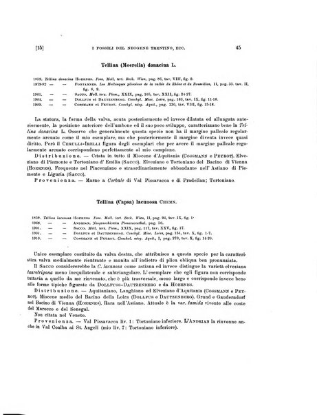 Palaeontographia Italica raccolta di monografie paleontologiche fondata da Mario Canavari nell'anno 1895