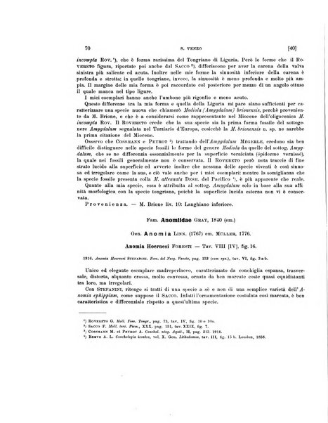 Palaeontographia Italica raccolta di monografie paleontologiche fondata da Mario Canavari nell'anno 1895