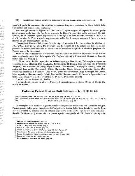 Palaeontographia Italica raccolta di monografie paleontologiche fondata da Mario Canavari nell'anno 1895