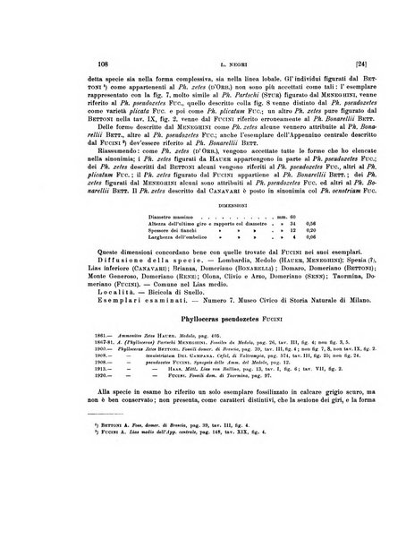 Palaeontographia Italica raccolta di monografie paleontologiche fondata da Mario Canavari nell'anno 1895