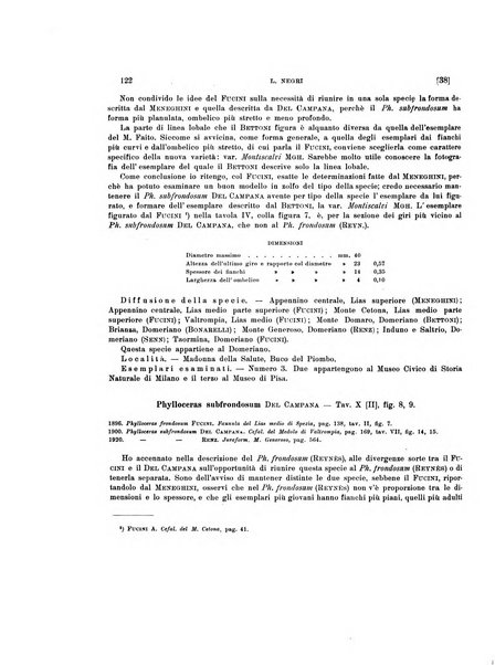 Palaeontographia Italica raccolta di monografie paleontologiche fondata da Mario Canavari nell'anno 1895