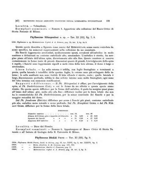 Palaeontographia Italica raccolta di monografie paleontologiche fondata da Mario Canavari nell'anno 1895