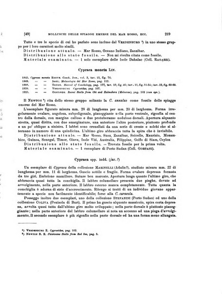 Palaeontographia Italica raccolta di monografie paleontologiche fondata da Mario Canavari nell'anno 1895