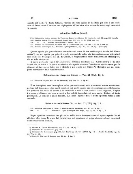 Palaeontographia Italica raccolta di monografie paleontologiche fondata da Mario Canavari nell'anno 1895