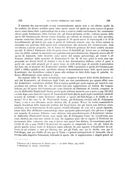 Palaeontographia Italica raccolta di monografie paleontologiche fondata da Mario Canavari nell'anno 1895