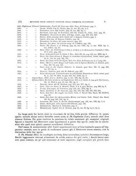 Palaeontographia Italica raccolta di monografie paleontologiche fondata da Mario Canavari nell'anno 1895