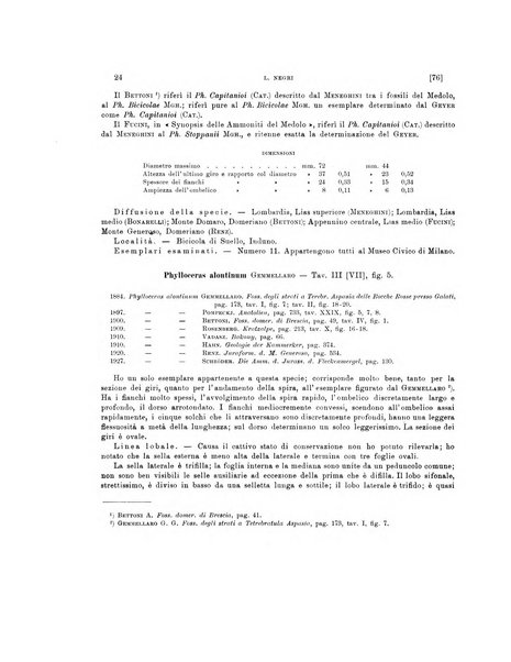 Palaeontographia Italica raccolta di monografie paleontologiche fondata da Mario Canavari nell'anno 1895