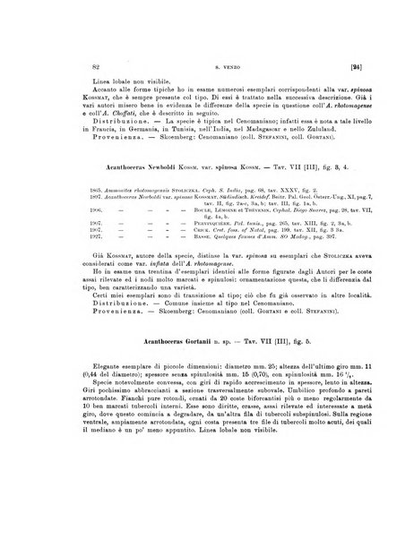 Palaeontographia Italica raccolta di monografie paleontologiche fondata da Mario Canavari nell'anno 1895