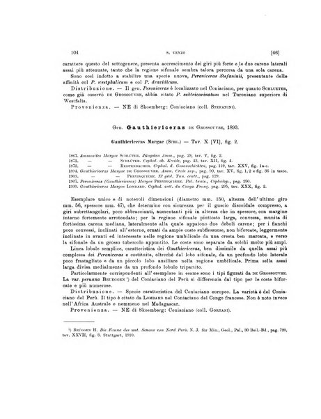 Palaeontographia Italica raccolta di monografie paleontologiche fondata da Mario Canavari nell'anno 1895