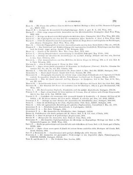 Palaeontographia Italica raccolta di monografie paleontologiche fondata da Mario Canavari nell'anno 1895