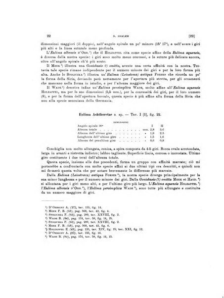 Palaeontographia Italica raccolta di monografie paleontologiche fondata da Mario Canavari nell'anno 1895