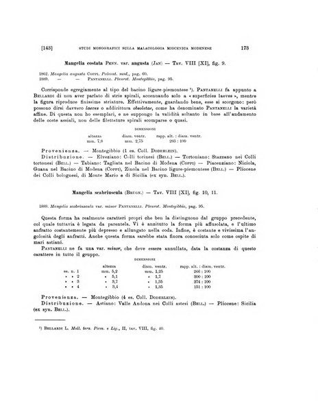 Palaeontographia Italica raccolta di monografie paleontologiche fondata da Mario Canavari nell'anno 1895