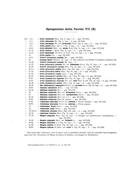 Palaeontographia Italica raccolta di monografie paleontologiche fondata da Mario Canavari nell'anno 1895