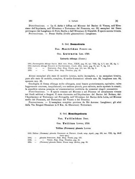 Palaeontographia Italica raccolta di monografie paleontologiche fondata da Mario Canavari nell'anno 1895