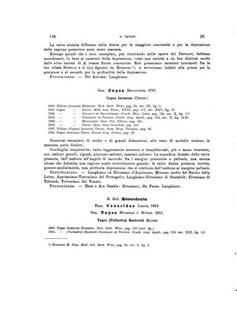 Palaeontographia Italica raccolta di monografie paleontologiche fondata da Mario Canavari nell'anno 1895