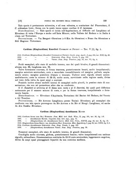 Palaeontographia Italica raccolta di monografie paleontologiche fondata da Mario Canavari nell'anno 1895