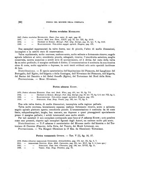 Palaeontographia Italica raccolta di monografie paleontologiche fondata da Mario Canavari nell'anno 1895