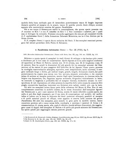 Palaeontographia Italica raccolta di monografie paleontologiche fondata da Mario Canavari nell'anno 1895