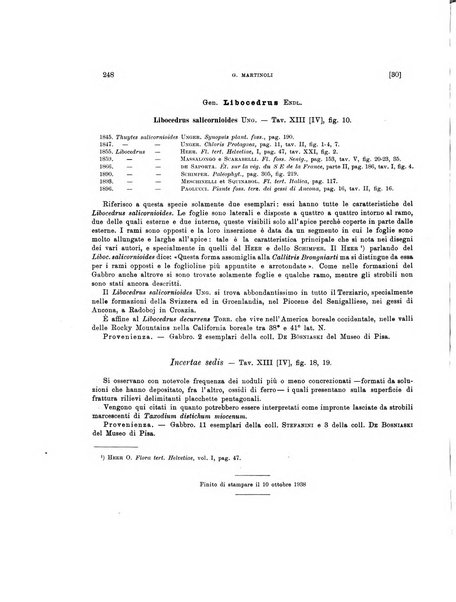 Palaeontographia Italica raccolta di monografie paleontologiche fondata da Mario Canavari nell'anno 1895