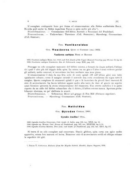 Palaeontographia Italica raccolta di monografie paleontologiche fondata da Mario Canavari nell'anno 1895