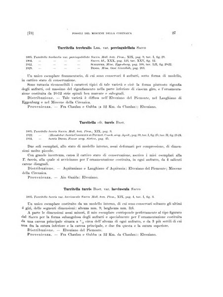 Palaeontographia Italica raccolta di monografie paleontologiche fondata da Mario Canavari nell'anno 1895