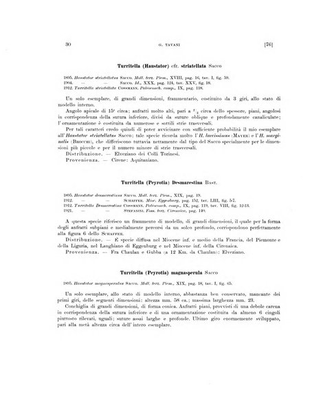 Palaeontographia Italica raccolta di monografie paleontologiche fondata da Mario Canavari nell'anno 1895