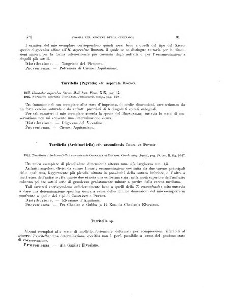 Palaeontographia Italica raccolta di monografie paleontologiche fondata da Mario Canavari nell'anno 1895