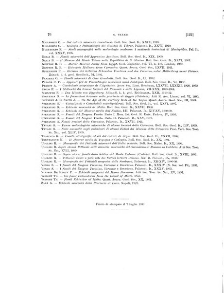 Palaeontographia Italica raccolta di monografie paleontologiche fondata da Mario Canavari nell'anno 1895