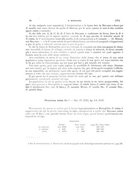 Palaeontographia Italica raccolta di monografie paleontologiche fondata da Mario Canavari nell'anno 1895