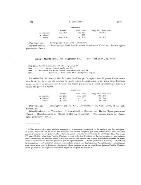 Palaeontographia Italica raccolta di monografie paleontologiche fondata da Mario Canavari nell'anno 1895