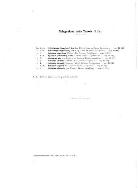 Palaeontographia Italica raccolta di monografie paleontologiche fondata da Mario Canavari nell'anno 1895