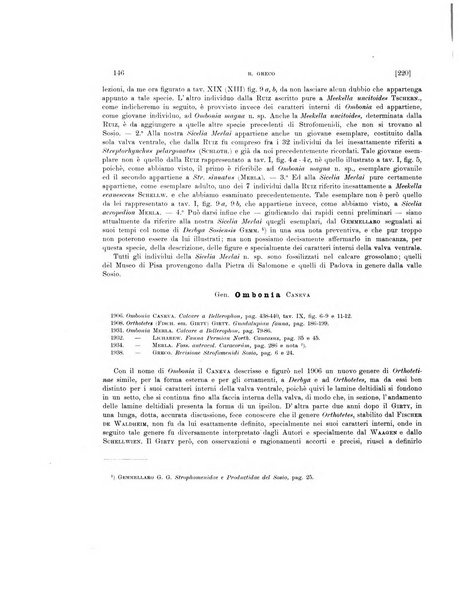 Palaeontographia Italica raccolta di monografie paleontologiche fondata da Mario Canavari nell'anno 1895