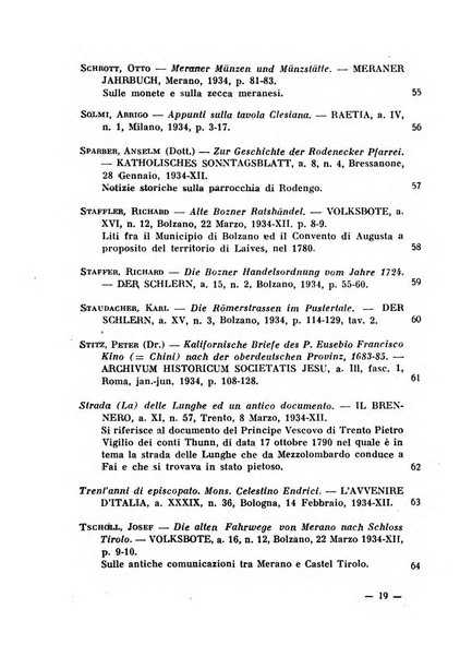 Bollettino bibliografico trimestrale della Venezia Tridentina