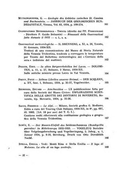 Bollettino bibliografico trimestrale della Venezia Tridentina