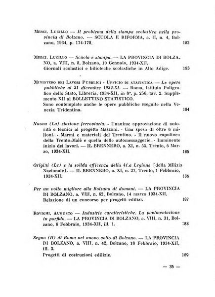 Bollettino bibliografico trimestrale della Venezia Tridentina