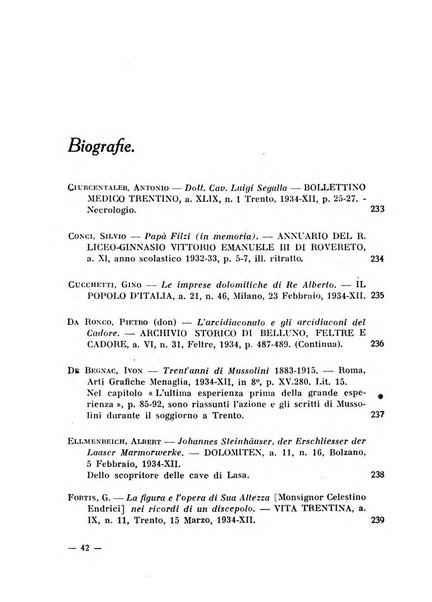 Bollettino bibliografico trimestrale della Venezia Tridentina