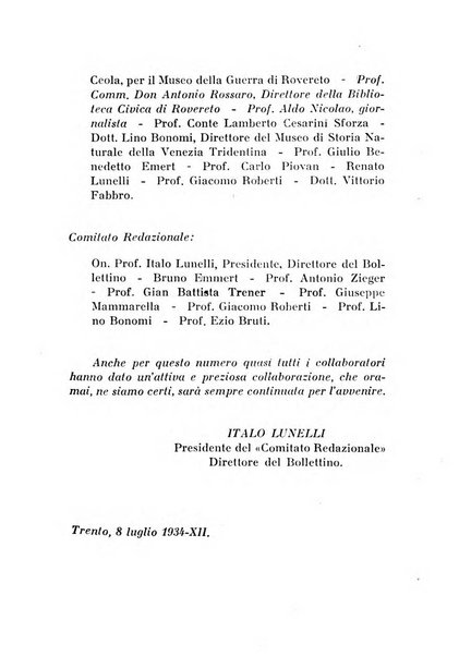 Bollettino bibliografico trimestrale della Venezia Tridentina