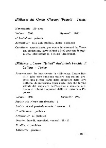 Bollettino bibliografico trimestrale della Venezia Tridentina