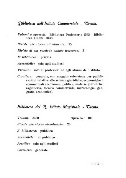 Bollettino bibliografico trimestrale della Venezia Tridentina