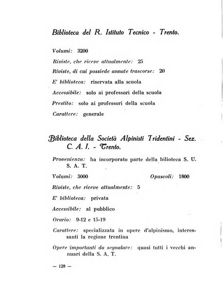 Bollettino bibliografico trimestrale della Venezia Tridentina